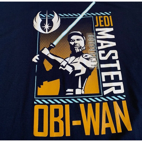 Star Wars The Clone Wars Men's Size 2XL Jedi Master Obi-Wan Kenobi T-Shirt New - Picture 5 of 12